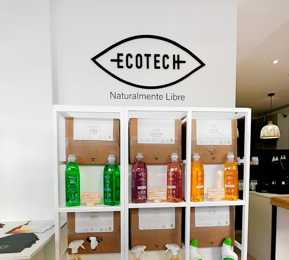 Fotografía de la marca Ecotech que se especializa en productos ecológicos en Ibiza